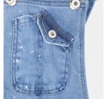 Kaporal Jeans: Salopette en jean bleu délavé et destroy à 47,40€ au lieu de 79€