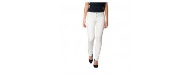 Teddy Smith: Pantalon Jeg Zip Mid White à 19,75€ au lieu de 79€