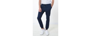 Kaporal Jeans: Pantalon homme coupe slim uni élastiqué couleur marine d'une valeur de 32,50€ au lieu de 65€