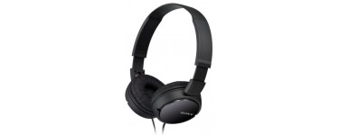 Amazon: Casque audio pliable Sony MDR-ZX110B Noir à 15,72€