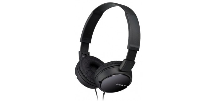 Amazon: Casque audio pliable Sony MDR-ZX110B Noir à 15,72€