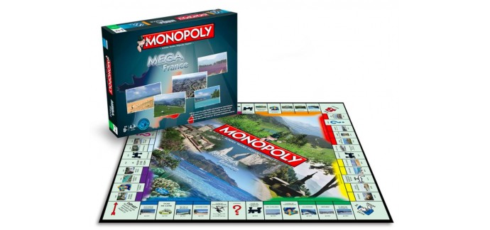 Fnac: Mega Monopoly France Winning Moves à 12€ au lieu de 39,99€