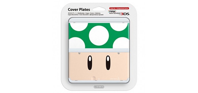 Rue du Commerce: Coque Nintendo New 3DS Toad Verte à 1€