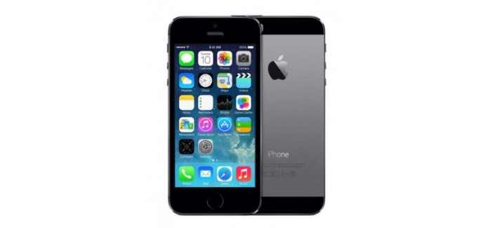 Pixmania: Smartphone - APPLE iPhone 5S Gris Sidéral, à 176€ au lieu de 228€