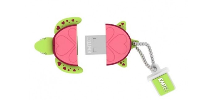 Cultura: Clé USB 2.0 - EMTEC M335 8 Go Lady Turtle, à 9,99€ au lieu de 11,99€