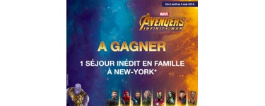 La Grande Récré: 1 séjour en famille à New York à gagner à l'occasion de la sortie d'Avengers : Infinity War