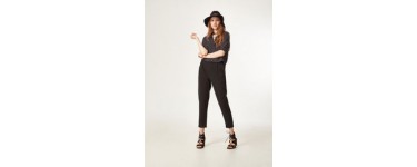 Jennyfer: Pantalon ville noir à 9,99€ au lieu de 19,99€