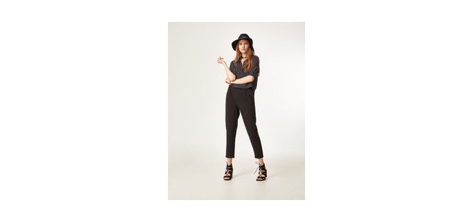 Jennyfer: Pantalon ville noir à 9,99€ au lieu de 19,99€