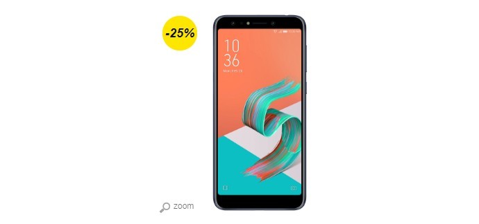 LDLC: 25% de réduction sur ASUS ZenFone 5 Lite ZC600KL Noir