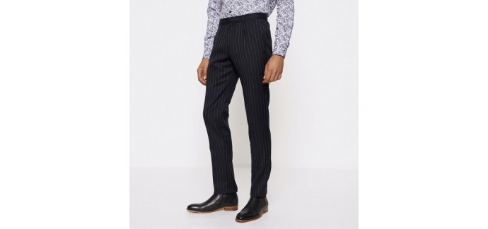 Devred: Pantalon de costume homme à rayures couleur bleu crépuscule d'une valeur de 41,99€ au lieu de 59,99€