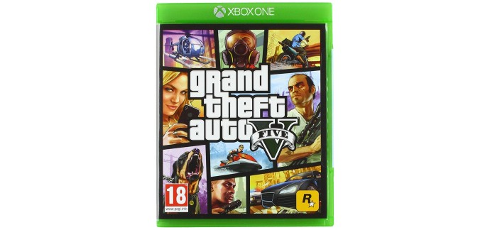 Amazon: Grand Theft Auto V sur Xbox One à 33,90€ au lieu de 69,99€ 