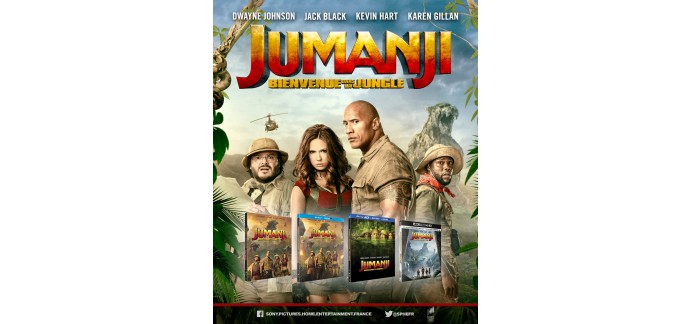 Journal du Geek: A gagner des DVD, Blu-ray et goodies du film Jumanji