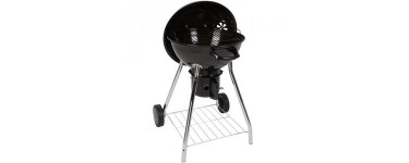 GiFi: Barbecue à charbon à roulettes Smith - 45 cm à 34,29€ au lieu de 49€