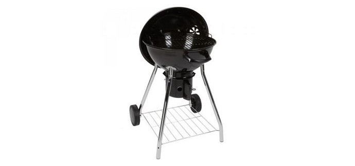 GiFi: Barbecue à charbon à roulettes Smith - 45 cm à 34,29€ au lieu de 49€