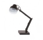 Decoclico: Lampe à poser articulée en aluminium et acier noir Beam à 89,40€ au lieu de 149€