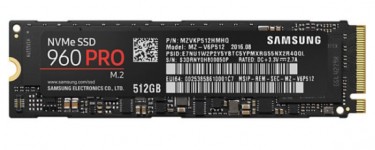 Webdistrib: Disque SAMSUNG SSD 512 960 EVO PRO 512G à 297,39€ au lieu de 379€
