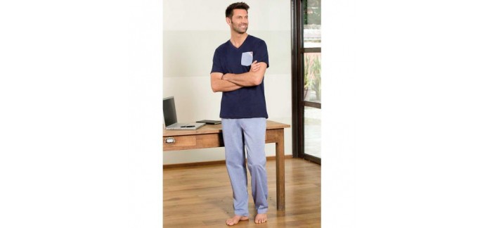 DODO: Pantalon homme marine bleu à 14,63€ au lieu de 20,90€