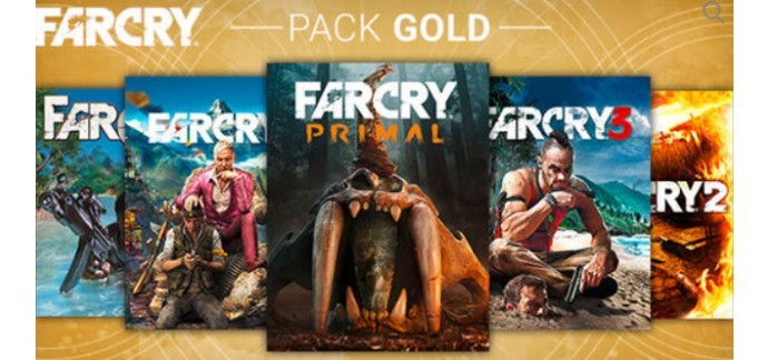 Ubisoft Store: FAR CRY® - GOLD PACK à 89,99€ au lieu de 99,99€