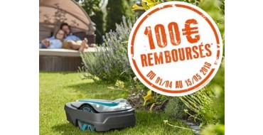 Gardena: Bénéficiez de 100€ remboursés pour l'achat d'une Tondeuse Robot Gardena