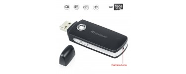 Amazon: Mini Clé USB - TEKMAGIC 16GB Espion Caméra Vidéo Enregistrement à 32,71€ au lieu de 54,99€