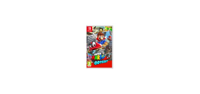 Rue du Commerce: NINTENDO - Super Mario Odyssey - Switch à 49,90€ au lieu de 69,90€