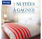 Kyriad: 2 nuitées avec petit déjeuner dans l'hôtel de votre choix. 