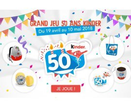 Kinder: 1 enceinte Kinder, 1 réveil Kinder, 20 sacs à dos Kinder, 50 clés USB... à gagner