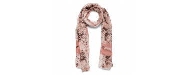 Eram: Foulard imprimé rose à 9,50€ au lieu de 19€