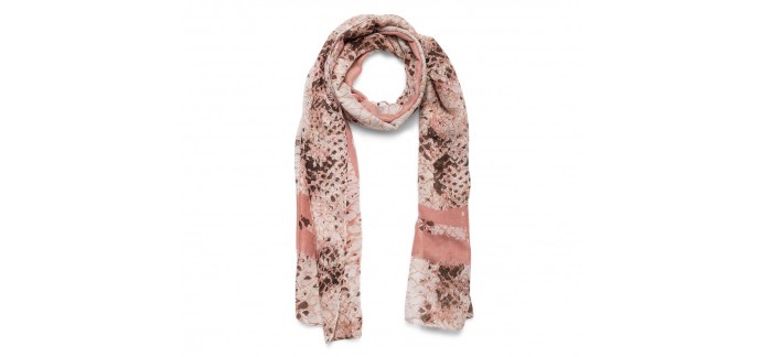 Eram: Foulard imprimé rose à 9,50€ au lieu de 19€