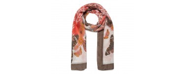 Eram: Foulard rose imprimé papillons à 8,50€ au lieu de 17€