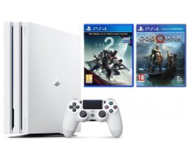 Fnac: PS4 Pro 1 To Blanche + God of War + Destiny 2 à 399,99€