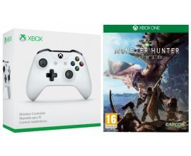 Cdiscount: Monster Hunter World sur Xbox One + 1 Manette Xbox One sans fil blanche à 69,99€