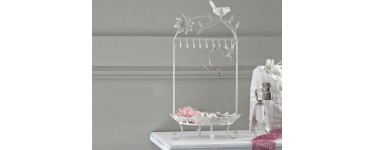 Becquet: Porte bijoux à fleurs en métal d'une valeur de 23,92€ au lieu de 29,90€