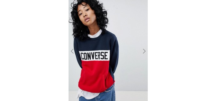 ASOS: Sweat-shirt color block Converse à 53,99€