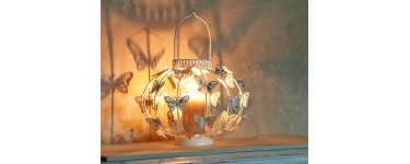 Becquet: Photophore papillons à 31,92€ au lieu de 39,90€