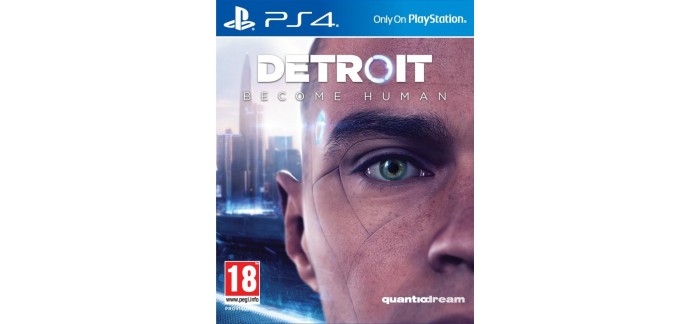 Amazon: Jeu Detroit: Become Human sur PS4 à  54,99€ au lieu de 69,99€