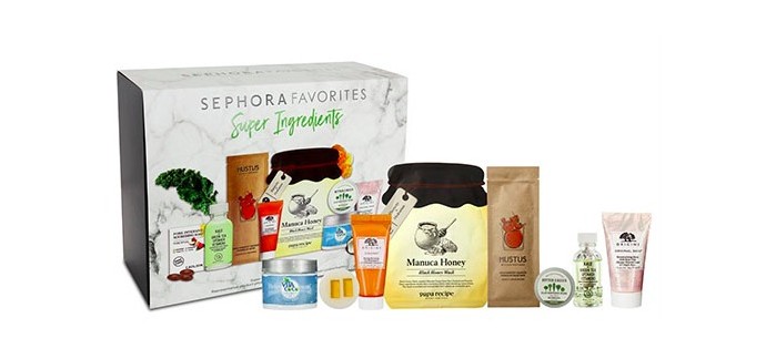 Sephora: Coffret Super Ingrédients Sephora Favorites pour prendre soin de sa peau à 29,90€ au lieu de 40€