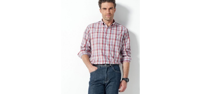 Damart: Chemise à carreaux tissé-teint à 10,40€ au lieu de 29,99€
