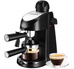 Amazon: Machine pour Caffe Aicook, 4 tasses à café, Pression de 3.5 bar, 800W