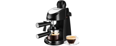 Amazon: Machine pour Caffe Aicook, 4 tasses à café, Pression de 3.5 bar, 800W