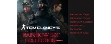 Ubisoft Store: Pack de jeux PC Tom Clancy's Rainbow Six Collection à 71,50€ au lieu de 79,44€
