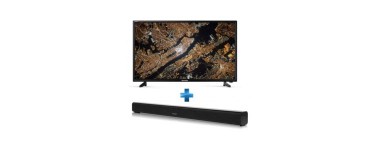 Rue du Commerce: TV Led Smart 40'' Full HD 1080p  SHARP+barre de son 2.0 bluetooth à 399,99€ au lieu de 498€