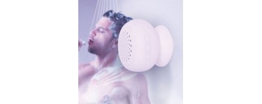 Conforama: Haut-parleur de douche bluetooth de couleur blanc à 5,97€ au lieu de 19,90€