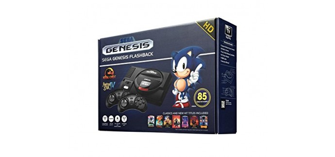 Amazon: Console de jeu vidéo Retro Sega Megadrive + 85 jeux HD à 74,99€ au lieu de 89,99€