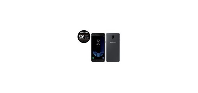 Rue du Commerce: Smartphone SAMSUNG - Galaxy J5 2017 - Noir à 219€ au lieu de 248€