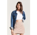 Forever 21: Jupe zippée en faux daim à 6,99€ au lieu de 13€