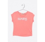 Kaporal Jeans: Tee-shirt inscription "kaporal" en sequins à 17,50€ au lieu de 25€