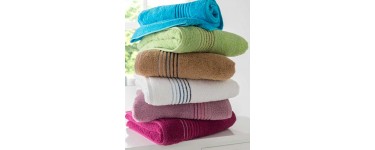 Damart: Lot de 2 serviettes en éponge brodée à 9,90€ au lieu de 19,98€
