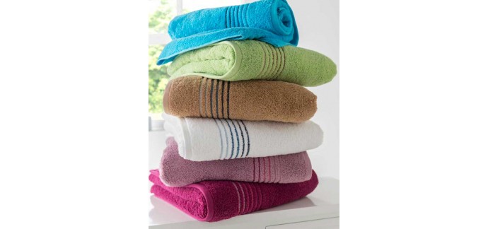 Damart: Lot de 2 serviettes en éponge brodée à 9,90€ au lieu de 19,98€
