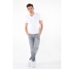 Kaporal Jeans: Jean "Extend Denim" gris délavé au prix de 63€